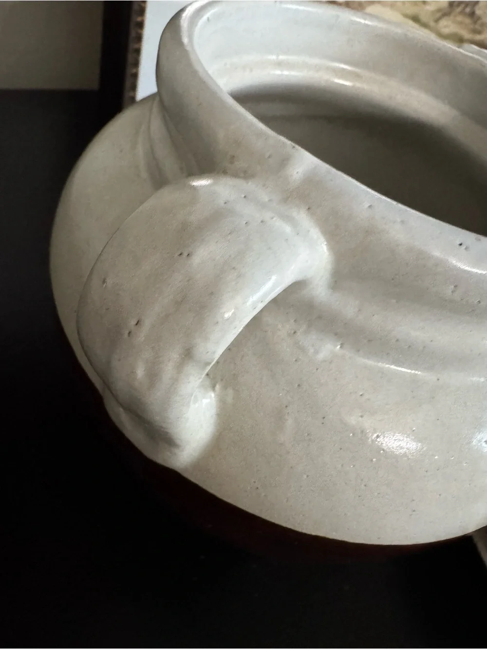 Two Tone Stoneware Crock